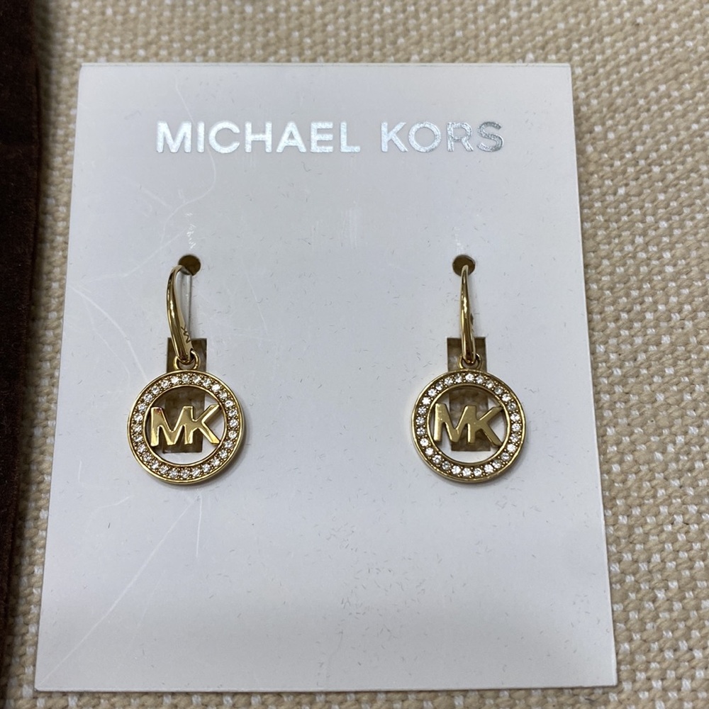 Michael Kors Gold Plated Earrings - Picture 2 of 4